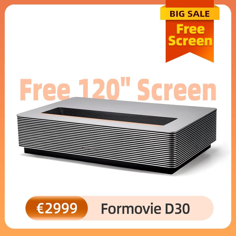 Formovie Wemax D30 Ultra Short Throw Laser Projector 3000ANSI ALPD 3.0 - Nothingprojector