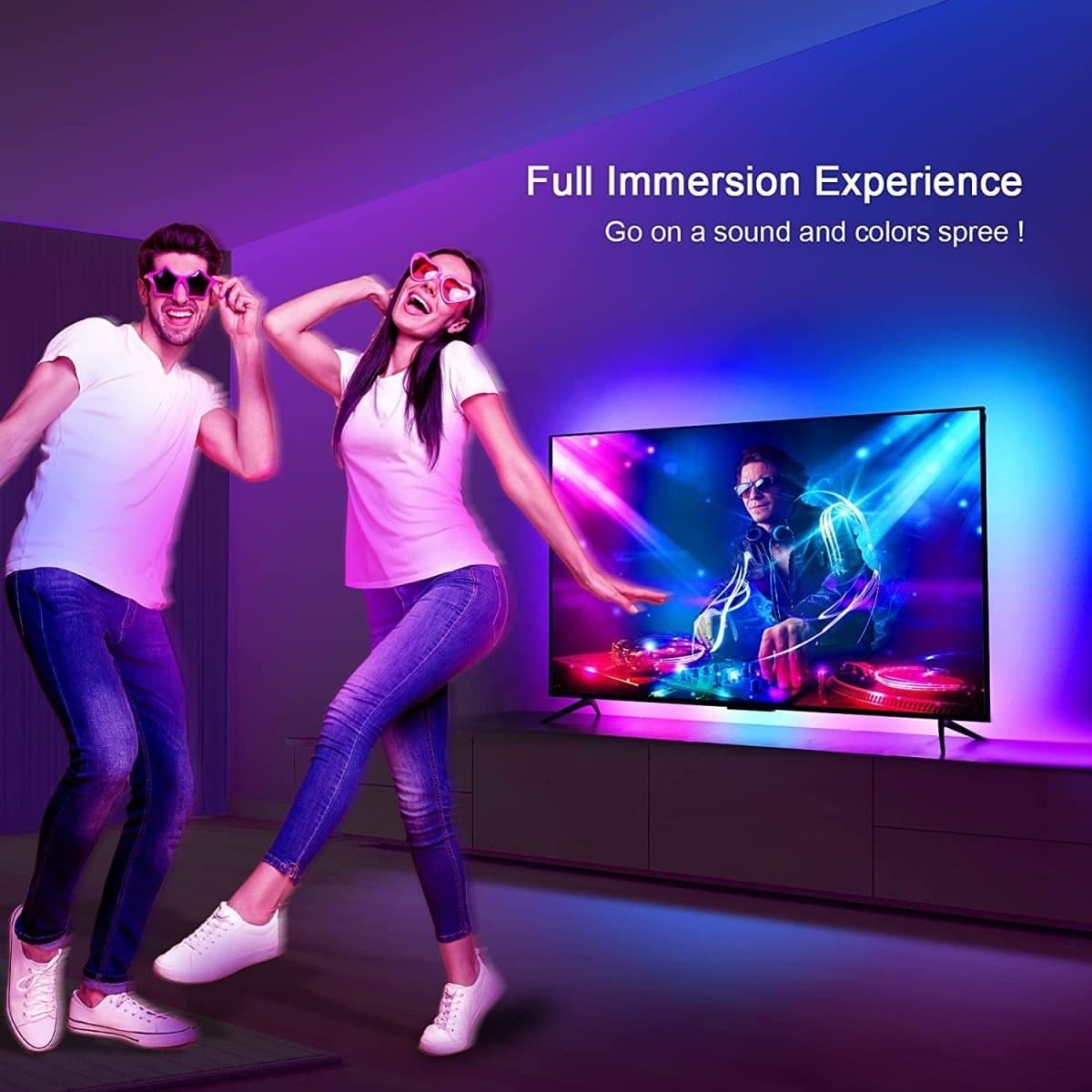 NP Projector Screen Eclipse Smart Sync LED Strip Immersion HDMI - Nothingprojector