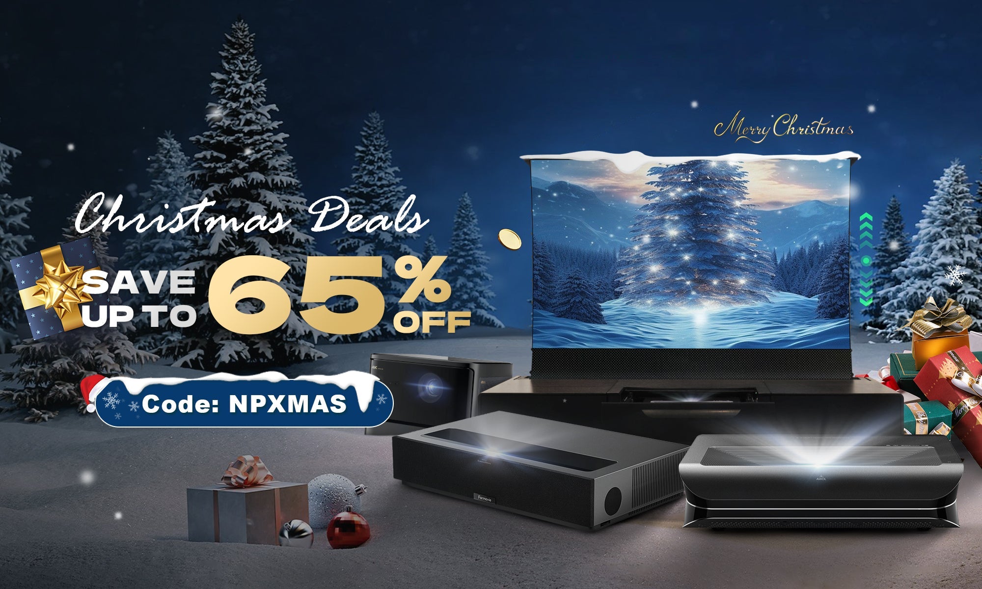 Unlock Exclusive Christmas Deals with Nothing Projector