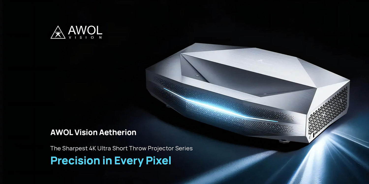 AWOL Vision Aetherion Series 4K Ultra Short Throw Laser Projector Flagship Model