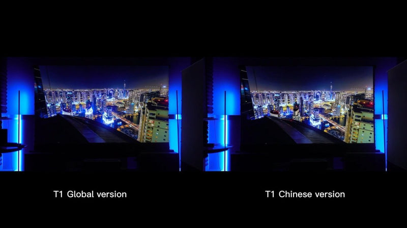 Fengmi T1 vs Formovie Theatre, on defult player.