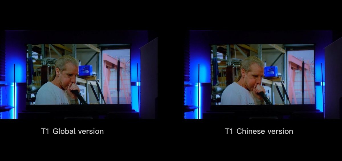 Formovie Theatre vs Fengmi T1, side by side comparison - Nothingprojector