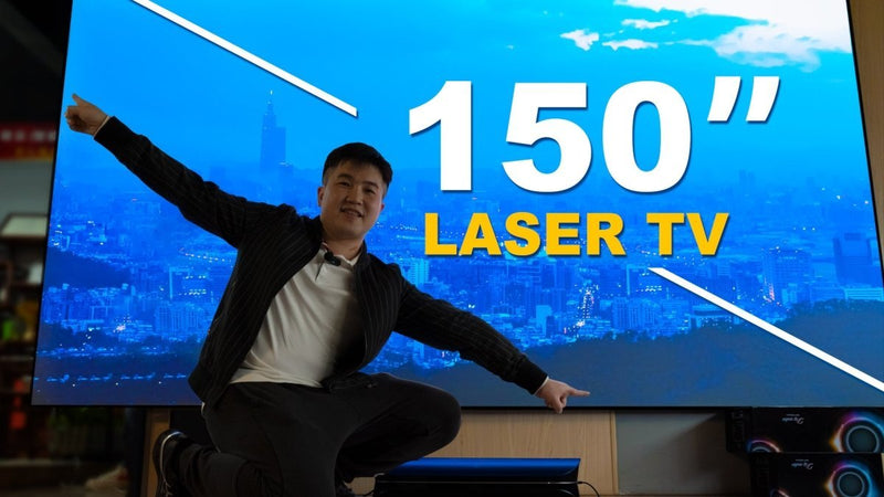 Home Entertainment in 150-Inch with AWOL-3500, XY/NP-Screen Factory Tour and Product Review