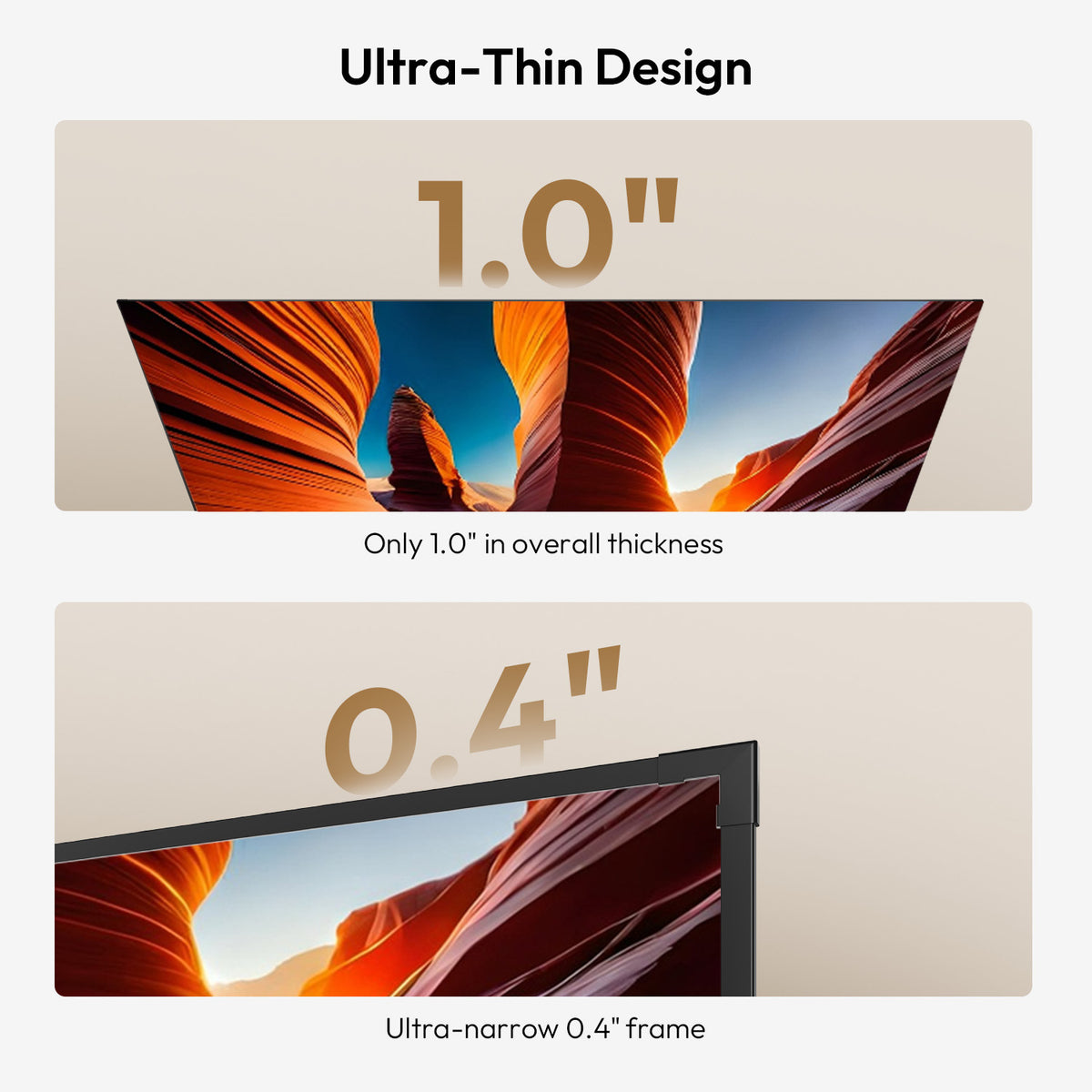 100''-120'' NothingProjector Matte White Fixed Frame Screen For Long/Short/UST Projector