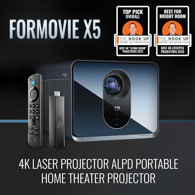 Formovie X5 Portable Laser 4K Long Throw Projector  ALPD Technology