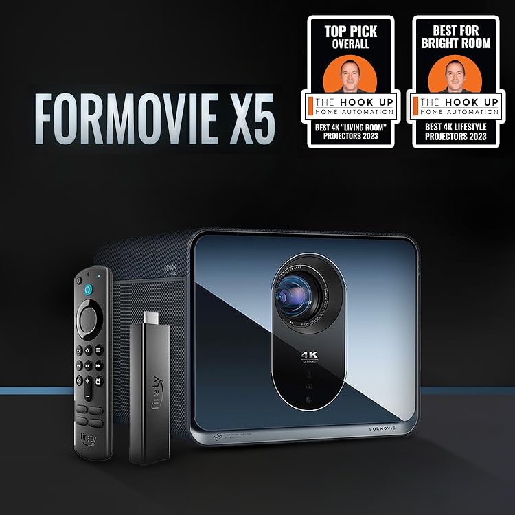 Formovie X5 tragbarer Laser 4K Long Throw Projector Alpd Technology