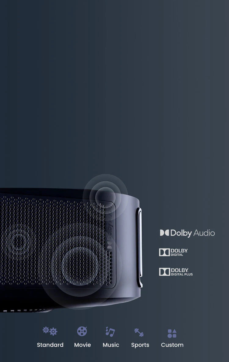 dangbei atom  built-in dual 5W speakers, Dolby AudioTM support, and wireless Bluetooth audio connectivity 