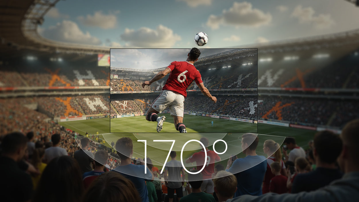 NP Black Series ALR screen: 170° wide viewing angle for family-friendly immersion
