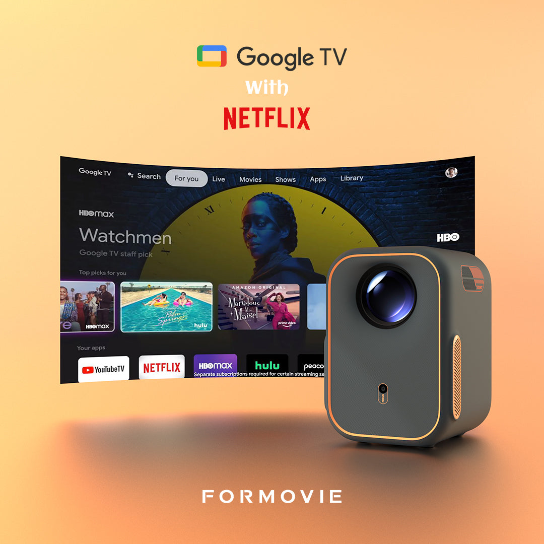 Projetor LED Formoive Xming Episode One Google TV