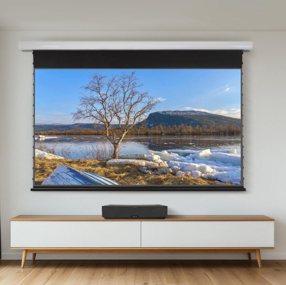NothingProjector Black Serise Slimline Motorized Tension Drop Down ALR ...