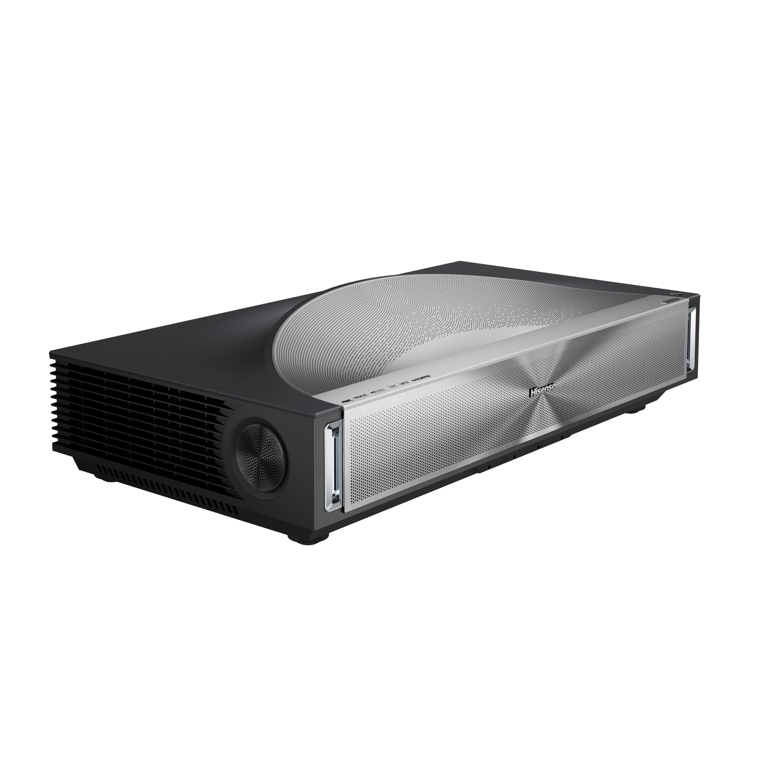Hisense PX4-Pro Proiettore Home Theater UST 4K 3D triplo laser 3500 ANSI lumen Dolby Vision e Atmos ottimizzati da Devialet, schermo fino a 200"