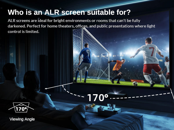 Nothing Projector Black Series ALR/CLR Ultra Short Throw Projector Screen