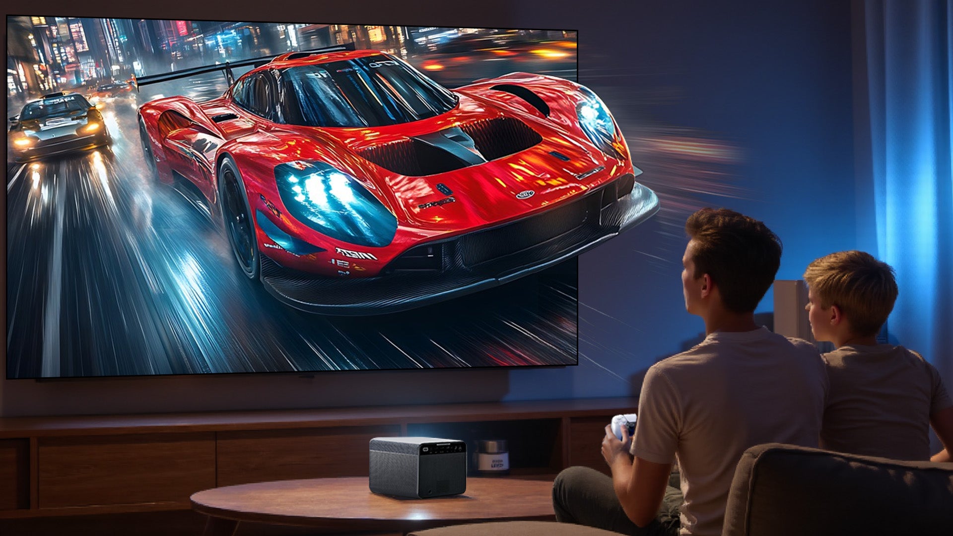 NP 100"-130" ALR Long Throw Screen delivers theater-grade 3D immersion with crystal-clear depth perception and reduced crosstalk, perfect for cinematic adventures or competitive gaming sessions.