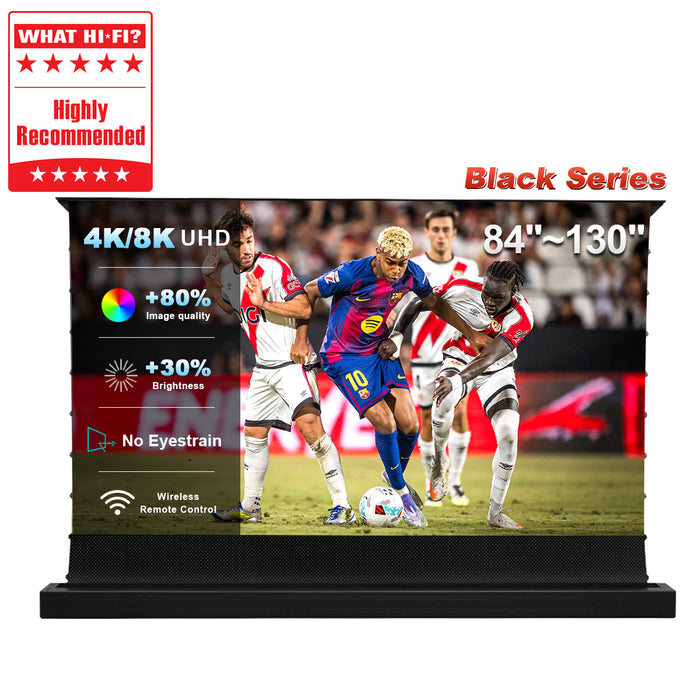 84''-130'' NothingProjector Black Series ALR Motorized Floor Rising Screen For Ultra Short Throw Projector			