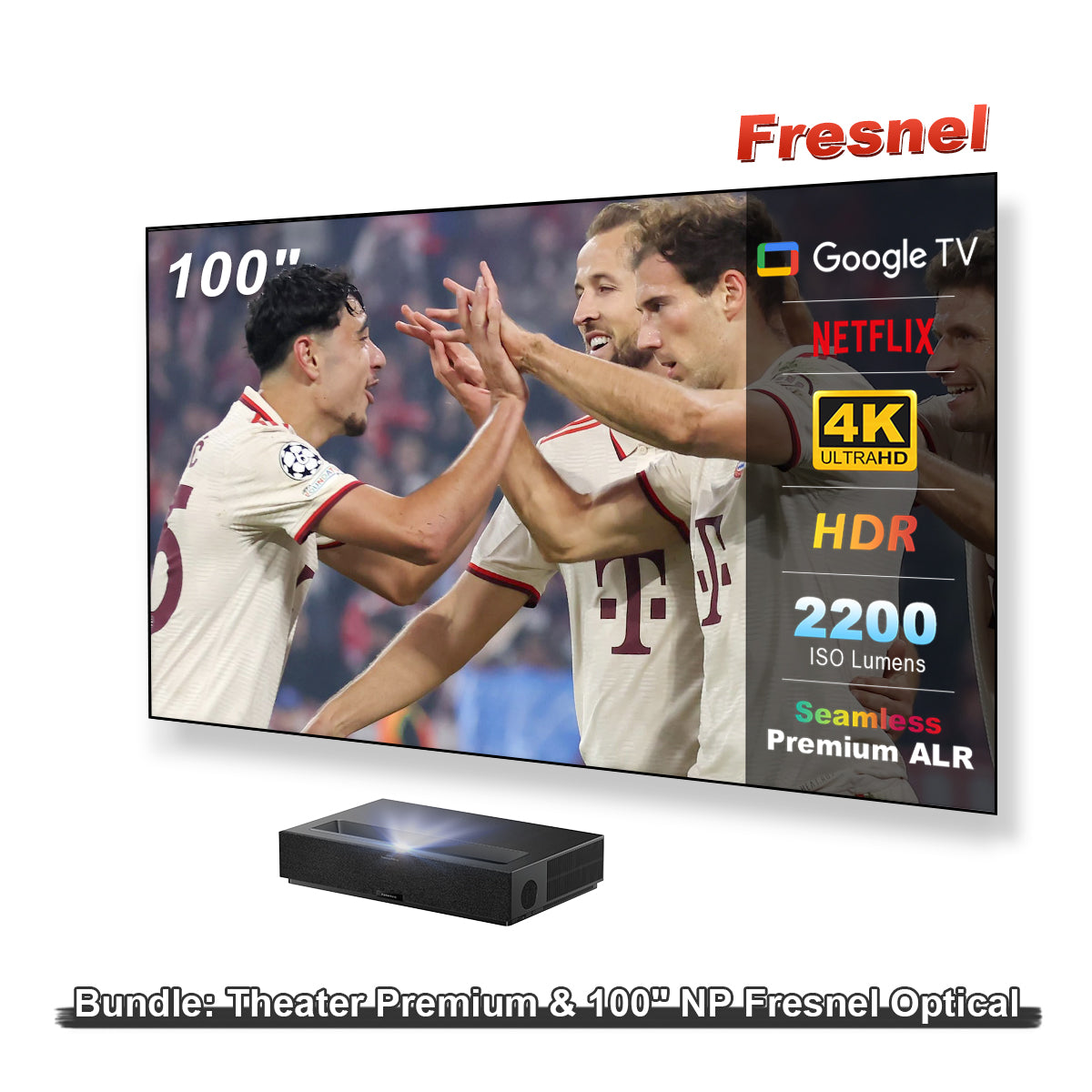 (DE) Formovie Theater Premium Triple Laser 4K TV UST Projector