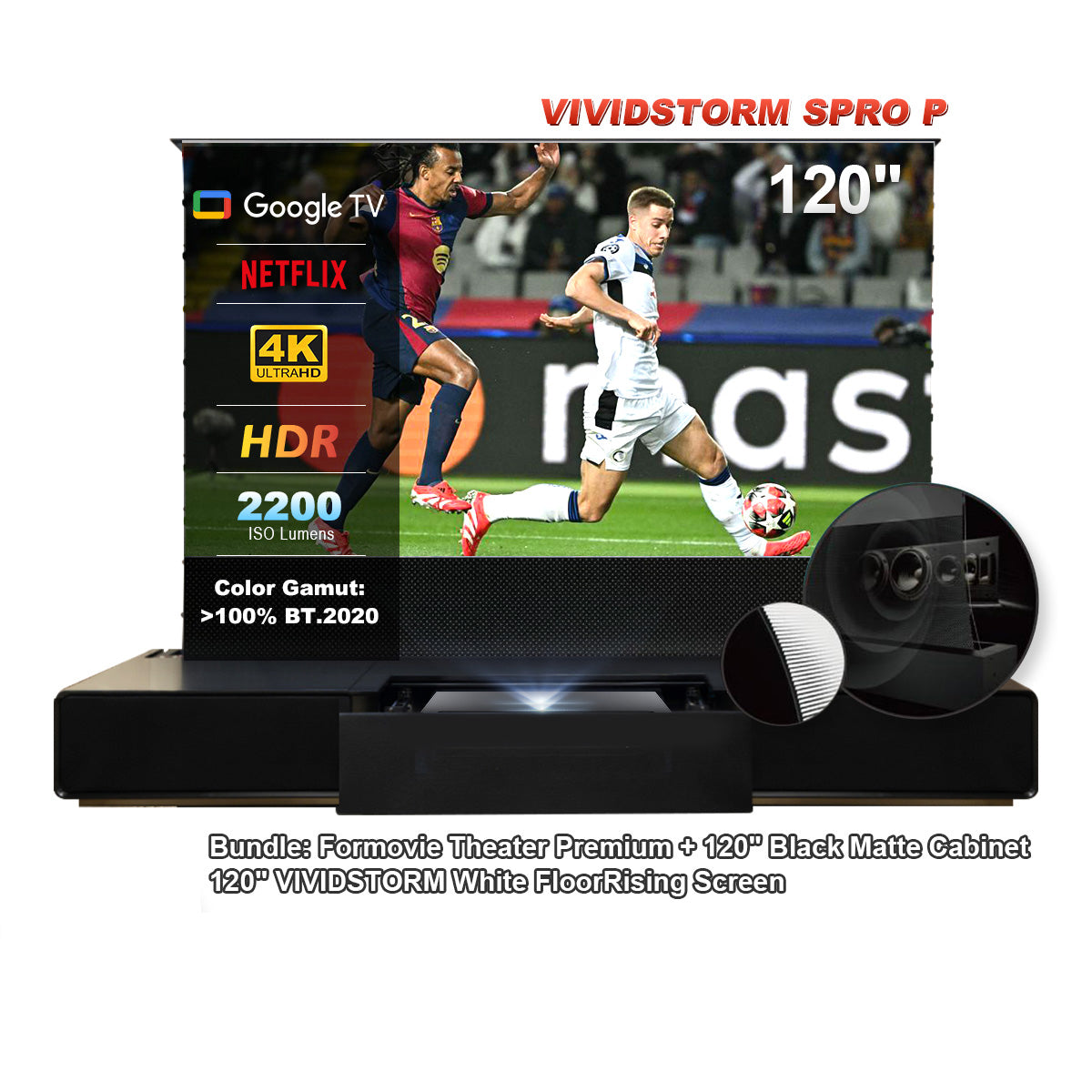 (DE) Formovie Theater Premium Triple Laser 4K TV UST Projector