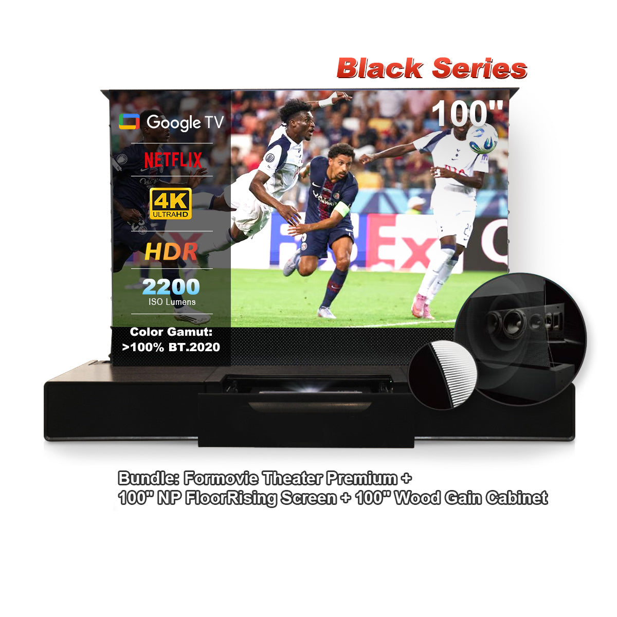 (DE) Formovie Theater Premium Triple Laser 4K TV UST Projector
