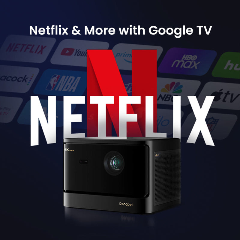 Dangbei DBOX02 (Mars Pro2) 4K Laser Projector with Licensed Netflix