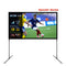 NothingProjector Pantalla plegable portátil para acampar al aire libre serie OpenAir con soporte 1.3 Gain, 4K/8K UHD, PVC de 3 capas, configuración rápida sin herramientas