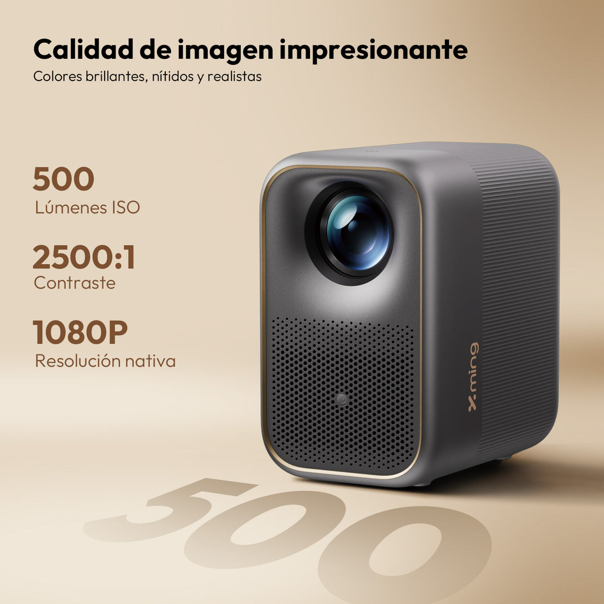 Formovie Xming Page Two 500 ISO Lumens 1080P Full HD Google TV LED Projector Certified Netflix