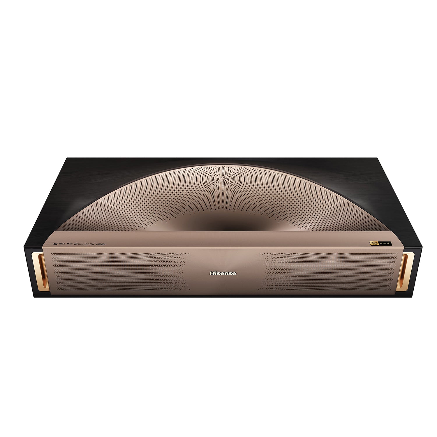 Hisense L9Q 4K UHD Ultra Short Throw Triple Laser Projector 5000 Lumens, 80"-200" Skærm Google TV Dolby Vision & Atmos Tunet af Devialet