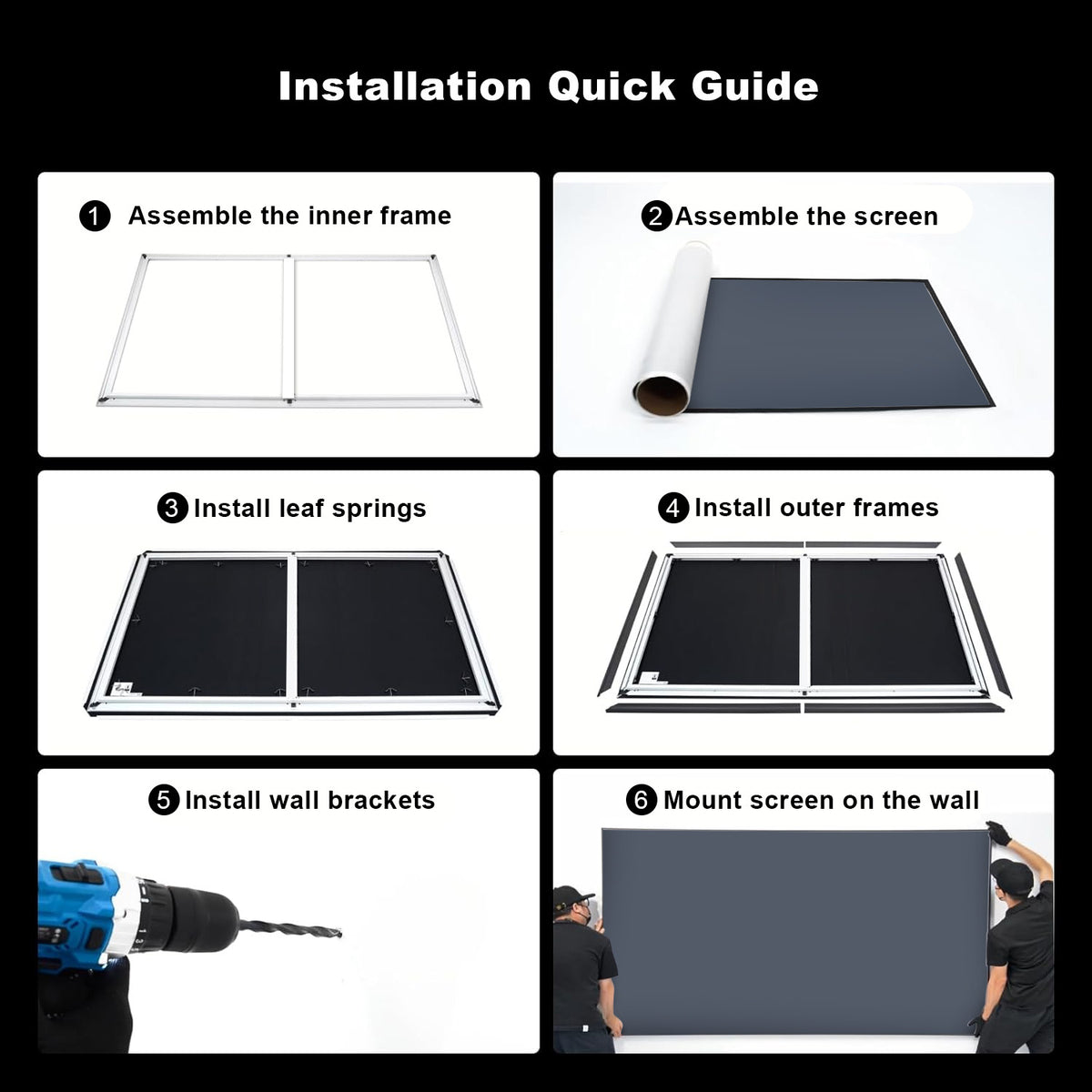 Guida rapida all'installazione per Nothingprojector Black Series ALR Schermata UST.