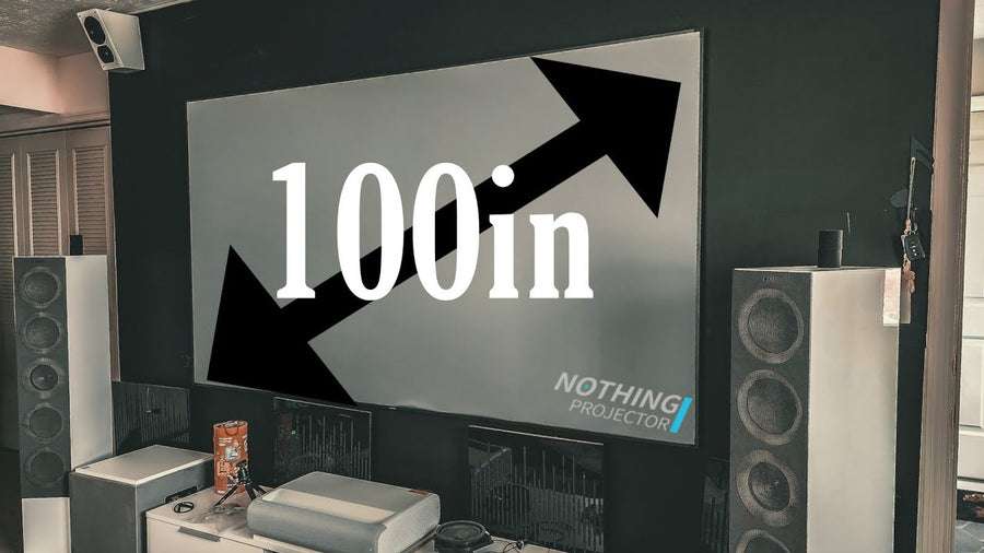 My FAVORITE UST ALR Screen 😍 | NothingProjector 100in Black Series