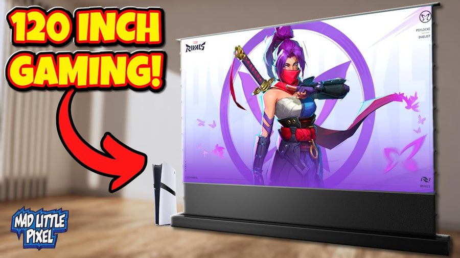Only Way To Game Is On A 120 INCH DISPLAY!!! 🤯 The NothingProjector Screen Review