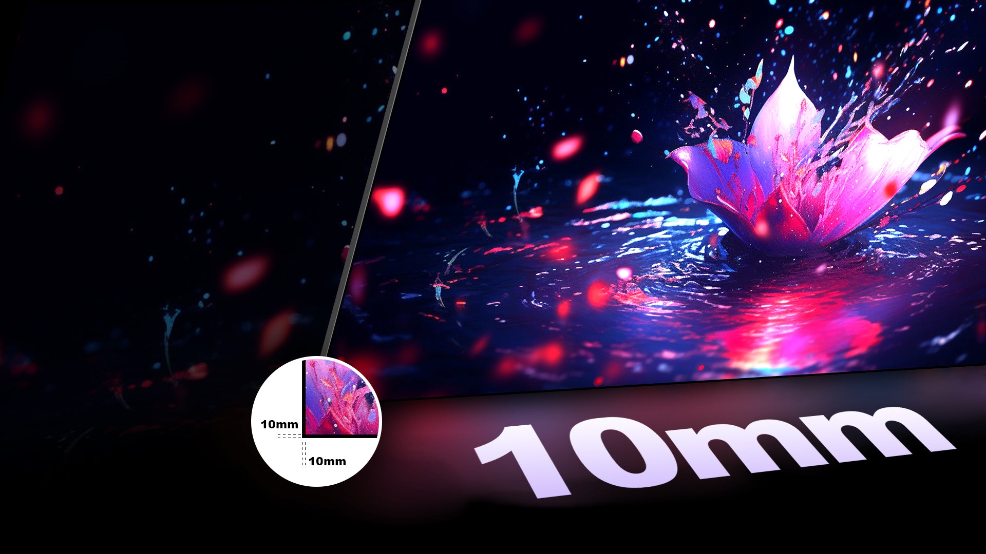 NP Classic UST ALR fixed screen - 1cm Precision Bezel Enhances 4K/8K Projector Compatibility in Modern Minimalist Spaces