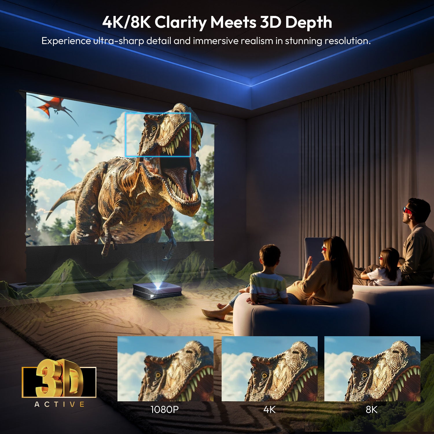 NothingProjector PET Crystal Classic Screen for Ultra Short Throw