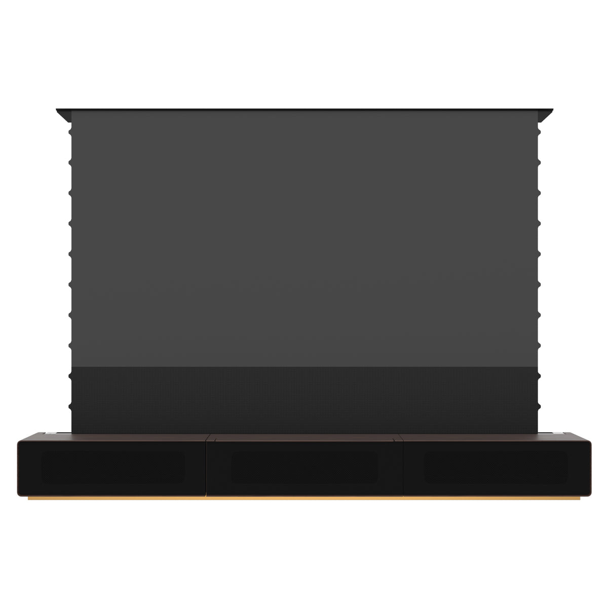Premium Customizable Walnut Laser TV Cabinet for UST Projector (Pre-Assembled)