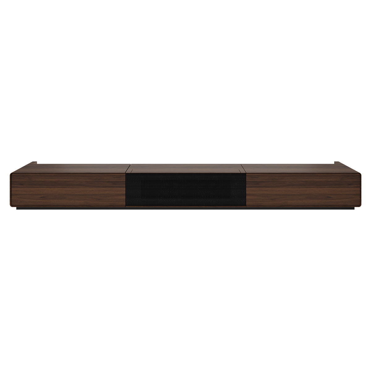 Shore Walnut Matte Motorized UST Laser TV Cabinet (Pre-assembled)