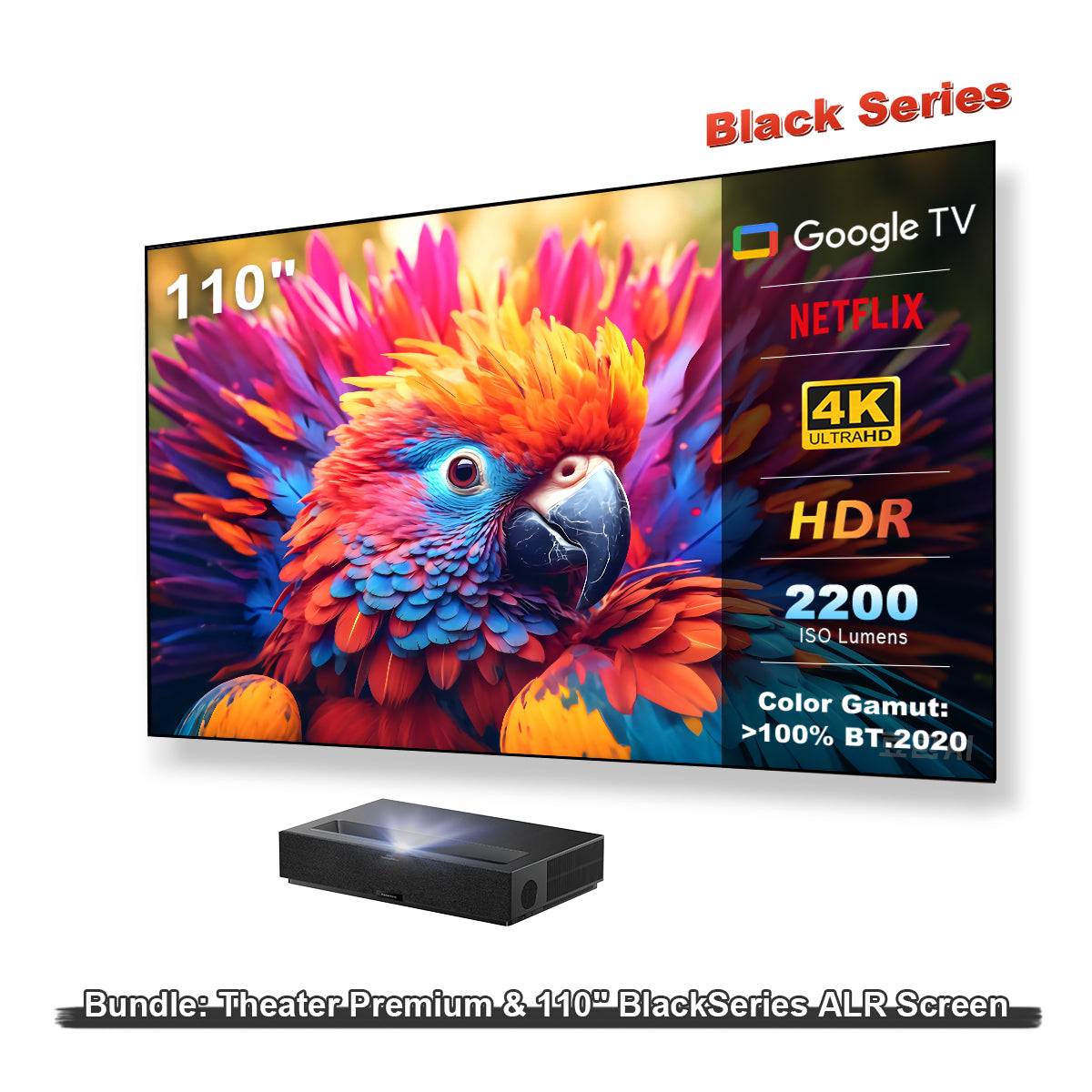 (Occasion - Comme Neuf) Formovie Theater Premium Vidéoprojecteur Ultra Courte Focale Triple Laser 4K TV