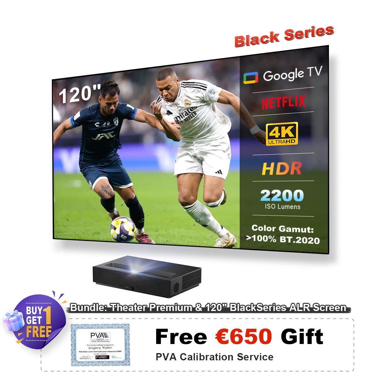 Formovie Theater Premium Triple Laser 4K TV Ultra Short Throw Projector