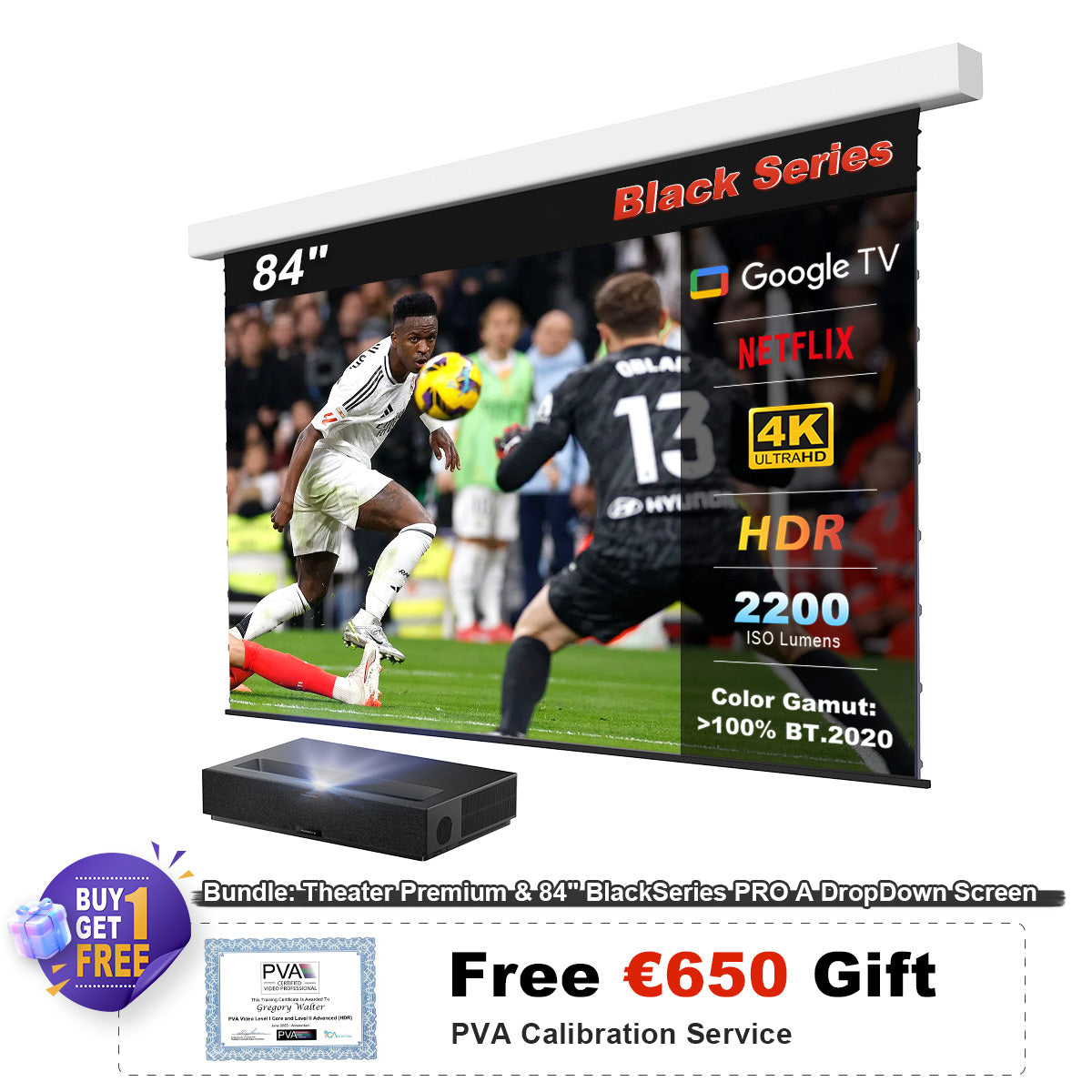 Formovie Theater Premium Triple Laser 4K TV Ultra Short Throw Projector