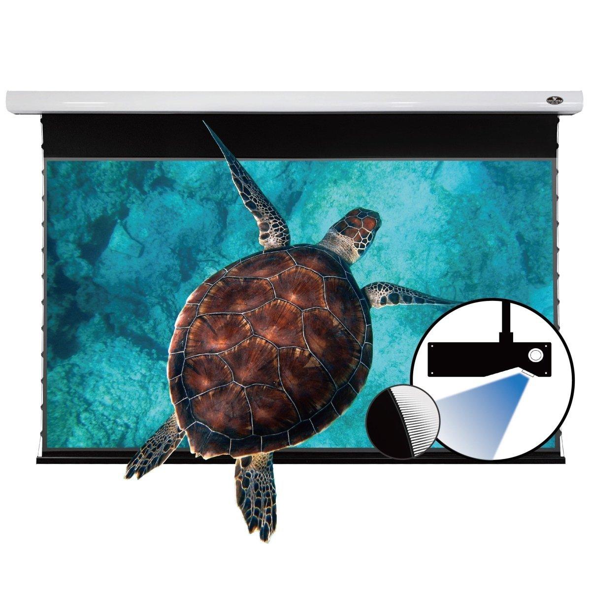 VIVIDSTORM PRO A Slimline Motorized Tension Drop Down UST ALR Projector Screen