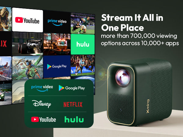 Xming Page One streams Netflix, YouTube, Prime Video, Disney+ and Hulu from more than 10,000 apps