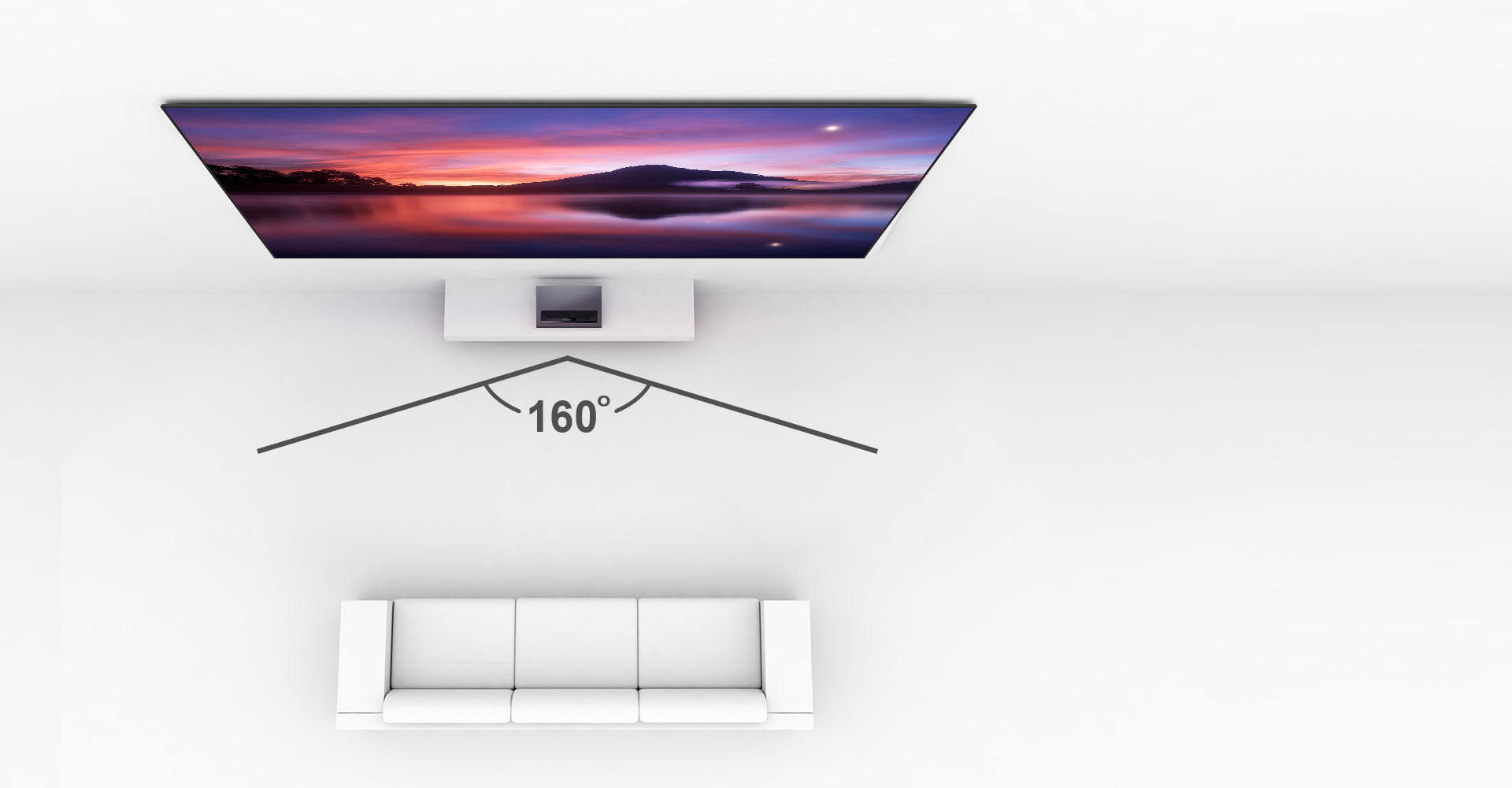 nothing projector screen Ultra-Wide Viewing Angle