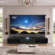 NothingProjector Berlin 100 inch motorized laser TV cabinet with glass doors