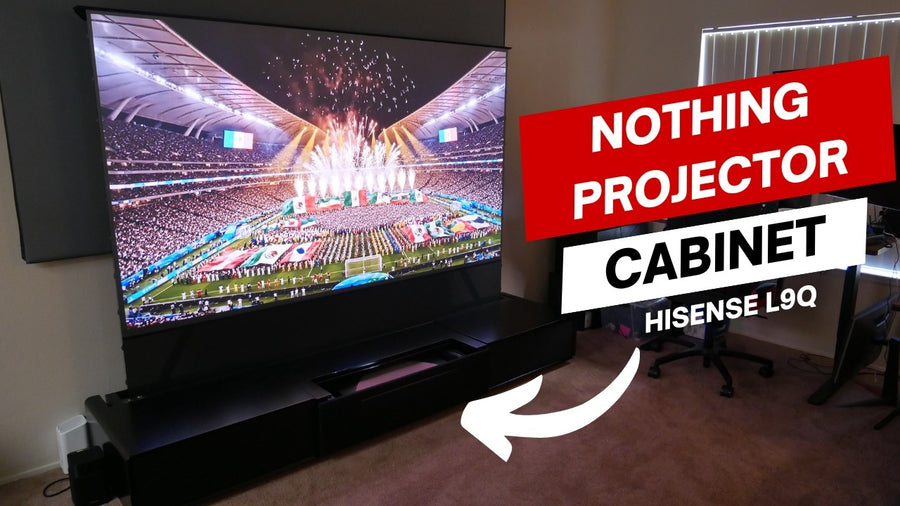 NothingProjector ALR screen & Shore UST cabinet fits Hisense L9Q review