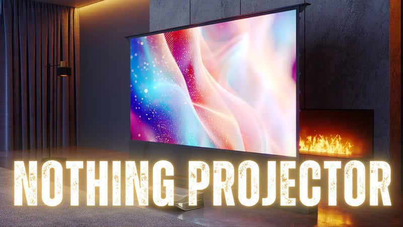 Nothing Projector 130in ALR Floor Rising Screen Demo - VLOG | Hisense L9Q UST