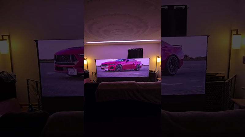 Nothing Projector 130in ALR Screen With Hisense L9Q UST | & 65in QD OLED