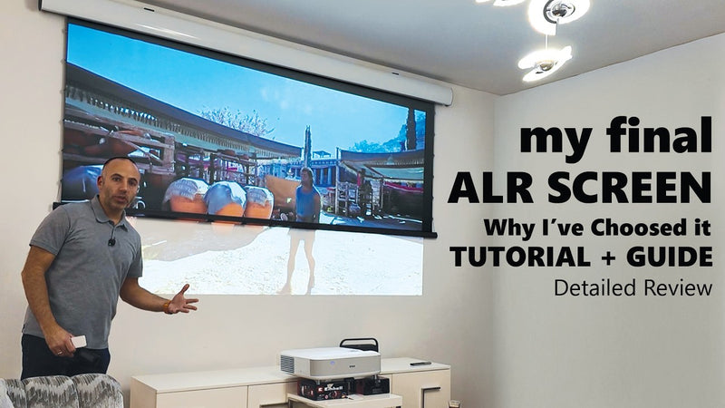 My Latest and Best ALR Projector Screen Setup ( Review + Guide )