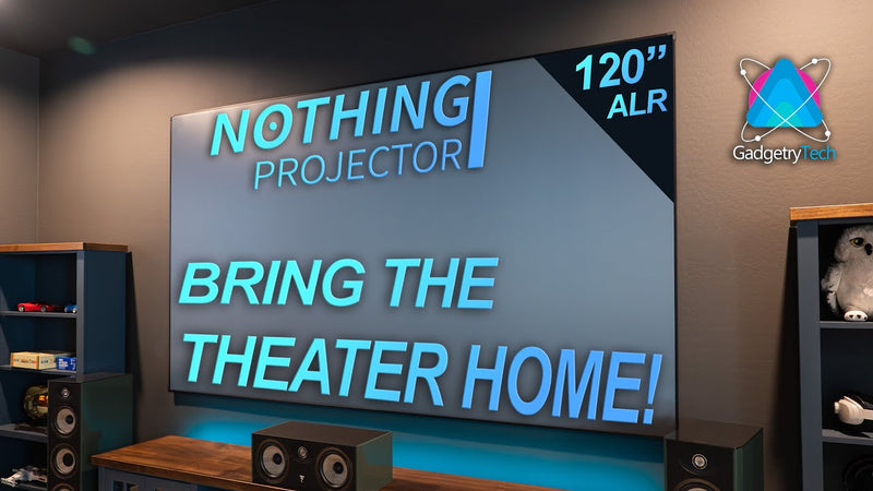 Building The Ultimate Home Theater! EP3 - Nothing Projector 120" ALR Screen