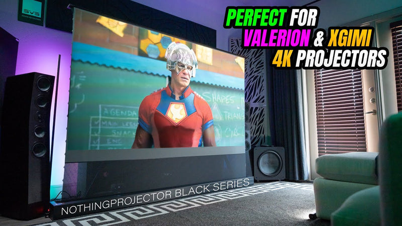 The ALR Motorized Screen That Made My Dream Home Theater Possible | NothingProjector Black Series