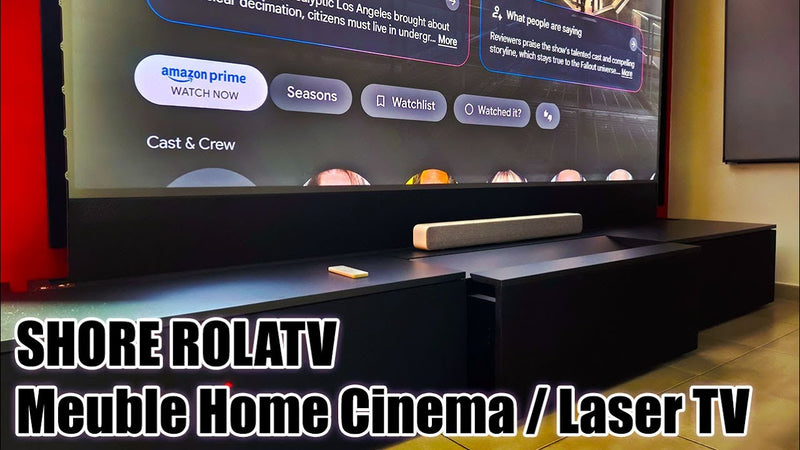 Shore RolaTV / Laser TV home cinema unit: review / opinion (assembly, tips, dimensions,...)