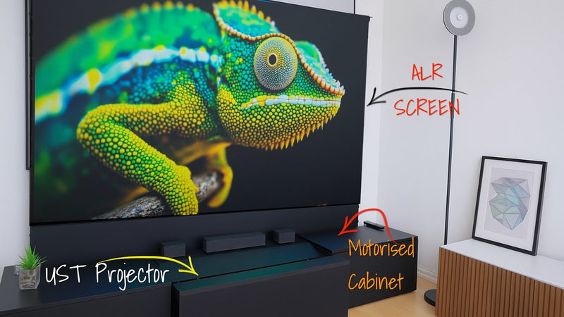 The Ultimate Minimalist Home Cinema Setup | One-Button Magic