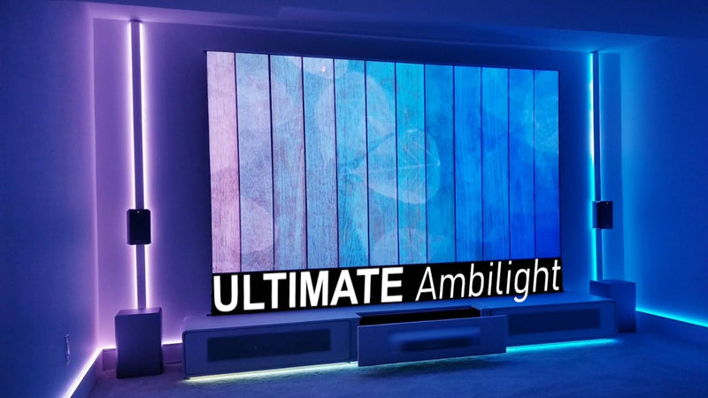 I Built the ULTIMATE Home Theater Ambilight Setup!