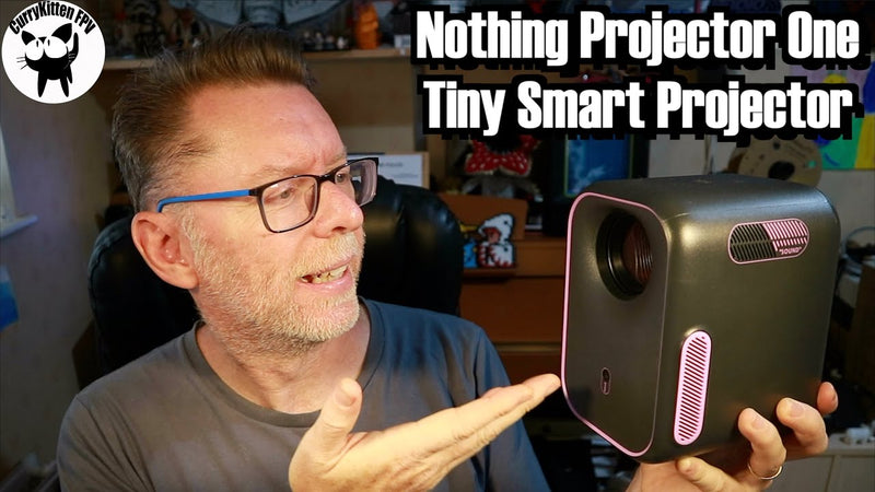 Nothing Projector One. A tiny 1080p smart Projector with Google TV. A Tech Tuesday Review