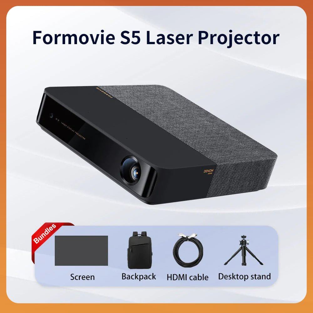 Fengmi Formovie S5 Laser Projector 1100 ANSI Smart Portable ALPD Perfect For Game & Movie - Nothingprojector